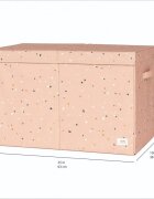 3 Sprouts Cufar pliabil pentru camera copiilor material reciclat Terrazzo Clay