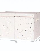 3 Sprouts Cufar pliabil pentru camera copiilor material reciclat Terrazzo Cream