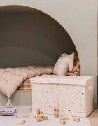 3 Sprouts Cufar pliabil pentru camera copiilor material reciclat Terrazzo Cream