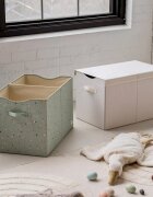 3 Sprouts Cufar pliabil pentru camera copiilor material reciclat Terrazzo Green