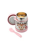 3 Sprouts Cutie alimentara din inox cu lingura-furculita Caprioara
