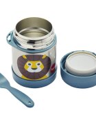 3 Sprouts Cutie alimentara din inox cu lingura-furculita Leu