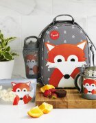 3 Sprouts Cutie alimentara din inox cu lingura-furculita Vulpe