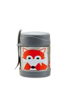 3 Sprouts Cutie alimentara din inox cu lingura-furculita Vulpe