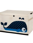 3 Sprouts Cutie de depozitare XXL pentru camera copiilor Balena