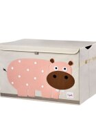3 Sprouts Cutie de depozitare XXL pentru camera copiilor Hipopotam