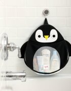 3 Sprouts Organizator de baie pentru cosmetice si jucarii Pinguin