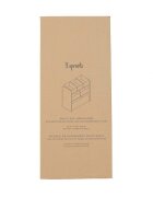 3 Sprouts Organizator din material reciclat pentru jucarii Cream
