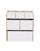 3 Sprouts Organizator din material reciclat pentru jucarii Cream
