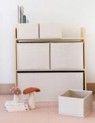 3 Sprouts Organizator din material reciclat pentru jucarii Cream