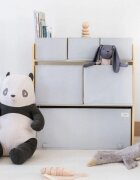 3 Sprouts Organizator din material reciclat pentru jucarii Gri