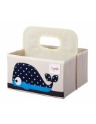 3 Sprouts Organizator pentru scutece Balena