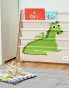 3 Sprouts Raft organizator de carti pentru copii Dragon