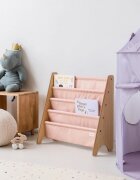 3 Sprouts Raft organizator de carti pentru copii material reciclat Clay