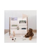3 Sprouts Raft organizator de carti pentru copii material reciclat cream