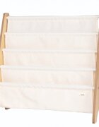 3 Sprouts Raft organizator de carti pentru copii material reciclat cream