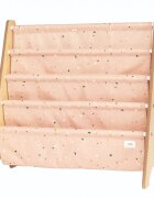3 Sprouts Raft organizator de carti pentru copii material reciclat Terrazzo Clay