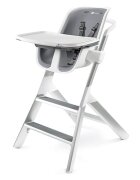 4MOMS Scaun de masa White-Grey+Set farfurii si tacamuri Cadou