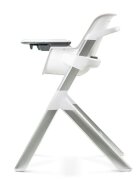 4MOMS Scaun de masa White-Grey+Set farfurii si tacamuri Cadou