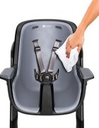 4MOMS Scaun de masa White-Grey+Set farfurii si tacamuri Cadou