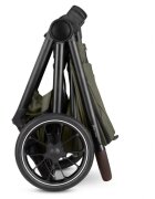 ABC DESIGN Carucior 2 in 1 pentru copii Circle S Three Verde cu suspensie maner telescopic suport reglabil pentru picioare greutate admisa 22 kg