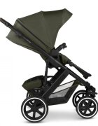 ABC DESIGN Carucior 2 in 1 pentru copii Salsa 5 Air Avocado cu suspensie maner ajustabil roti pneumatice suport pentru picioare reglabil greutate admisa 22 kg