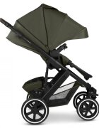 ABC DESIGN Carucior 2 in 1 pentru copii Salsa 5 Air Avocado cu suspensie maner ajustabil roti pneumatice suport pentru picioare reglabil greutate admisa 22 kg
