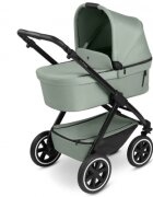 ABC DESIGN Carucior 2 in 1 pentru copii Samba 2 Pine cu suspensie maner telescopic frana de mana greutate admisa 22 kg