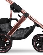ABC DESIGN Carucior 2 in 1 Salsa 4 Air Rose Gold cu suspensii greutate admisa 22 kg