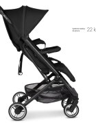 ABC DESIGN Carucior sport pentru copii S One Circle Black suport reglabil pentru picioare pliere compacta greutate admisa 22 kg
