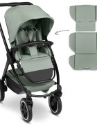 ABC DESIGN Carucir 3 in 1 pentru copii Samba 2 Pine cu scaun auto testat ADAC suspensie maner telescopic frana de mana greutate admisa 22 kg