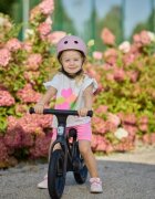 Adamex Bicicleta de echilibru pentru copii Speed M8 pliabila fara pedale cu Saua reglabila si manere confortabile 2-5 ani pana la 35 kg Black Onyx