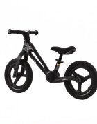 Adamex Bicicleta de echilibru pentru copii Speed M8 pliabila fara pedale cu Saua reglabila si manere confortabile 2-5 ani pana la 35 kg Black Onyx