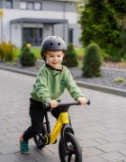 Adamex Bicicleta de echilibru pentru copii Speed M8 pliabila fara pedale cu Saua reglabila si manere confortabile 2-5 ani pana la 35 kg Mellow Yellow
