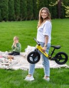 Adamex Bicicleta de echilibru pentru copii Speed M8 pliabila fara pedale cu Saua reglabila si manere confortabile 2-5 ani pana la 35 kg Orange Magma