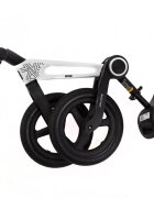 Adamex Bicicleta de echilibru pentru copii Speed M8 pliabila fara pedale cu Saua reglabila si manere confortabile 2-5 ani pana la 35 kg Snow White