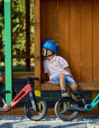 Adamex Bicicleta de echilibru pentru copii Speed M8 pliabila fara pedale cu Saua reglabila si manere confortabile 2-5 ani pana la 35 kg Turquoise