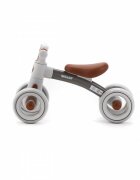 Adamex Bicicleta de echilibru pentru copii Welly cu 4 roti 3 moduri de iluminare LED in ghidon testata EN71 Caramel Grey