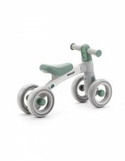 Adamex Bicicleta de echilibru pentru copii Welly cu 4 roti 3 moduri de iluminare LED in ghidon testata EN71 Grey Mint