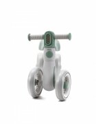 Adamex Bicicleta de echilibru pentru copii Welly cu 4 roti 3 moduri de iluminare LED in ghidon testata EN71 Grey Mint