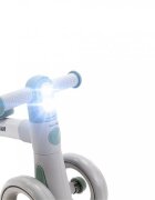Adamex Bicicleta de echilibru pentru copii Welly cu 4 roti 3 moduri de iluminare LED in ghidon testata EN71 Grey Pink