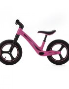 Adamex Bicicleta fara pedale pentru copii Rocket cu roti gonflabile din cauciuc 12 inch sezutul moale reglabil pe inaltime sarcina maxima admisa 25 kg omologata EN71 Pink Me