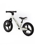 Adamex Bicicleta fara pedale pentru copii Rocket cu roti gonflabile din cauciuc 12 inch sezutul moale reglabil pe inaltime sarcina maxima admisa 25 kg omologata EN71 Pure White