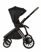Adamex Carucior 2 in 1 Bianco Deluxe Collection cu suspensii maner reglabil certificat EN18882022 pana la 22 kg Champagne Carbon