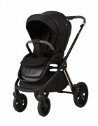 Adamex Carucior 2 in 1 Bianco Deluxe Collection cu suspensii maner reglabil certificat EN18882022 pana la 22 kg Champagne Carbon
