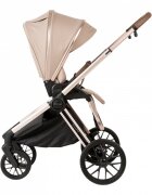 Adamex Carucior 2 in 1 Bianco Deluxe Collection cu suspensii maner reglabil certificat EN18882022 pana la 22 kg Champagne Latte