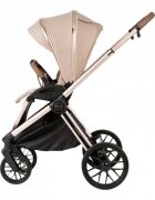 Adamex Carucior 2 in 1 Bianco Deluxe Collection cu suspensii maner reglabil certificat EN18882022 pana la 22 kg Champagne Latte