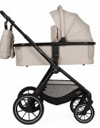 Adamex Carucior 2 in 1 pentru copii Nova premium doua piese distincte suspensii maner reglabil roti mari anti-pana greutate maxim admisa 22 kg accesorii incluse Bej