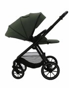 Adamex Carucior 2 in 1 pentru copii Nova premium doua piese distincte suspensii maner reglabil roti mari anti-pana greutate maxim admisa 22 kg accesorii incluse Verde
