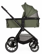 Adamex Carucior 2 in 1 pentru copii Nova premium doua piese distincte suspensii maner reglabil roti mari anti-pana greutate maxim admisa 22 kg accesorii incluse Verde